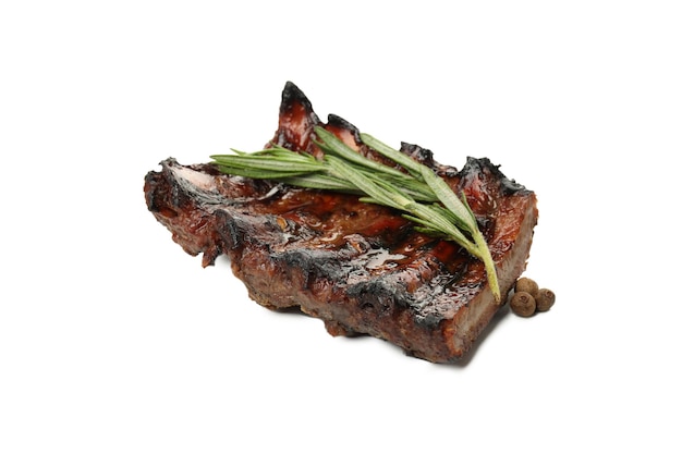 PNG Smaczne mięso z grilla na białym tle