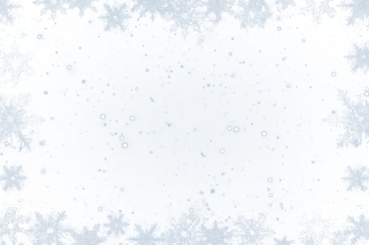 Zdjęcie png śnieżne płatki kształtują noc