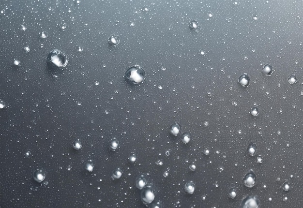 Pochylona tekstura kropel deszczu na ciemnym tle okna Naturalny wzór w paski kondensacji S