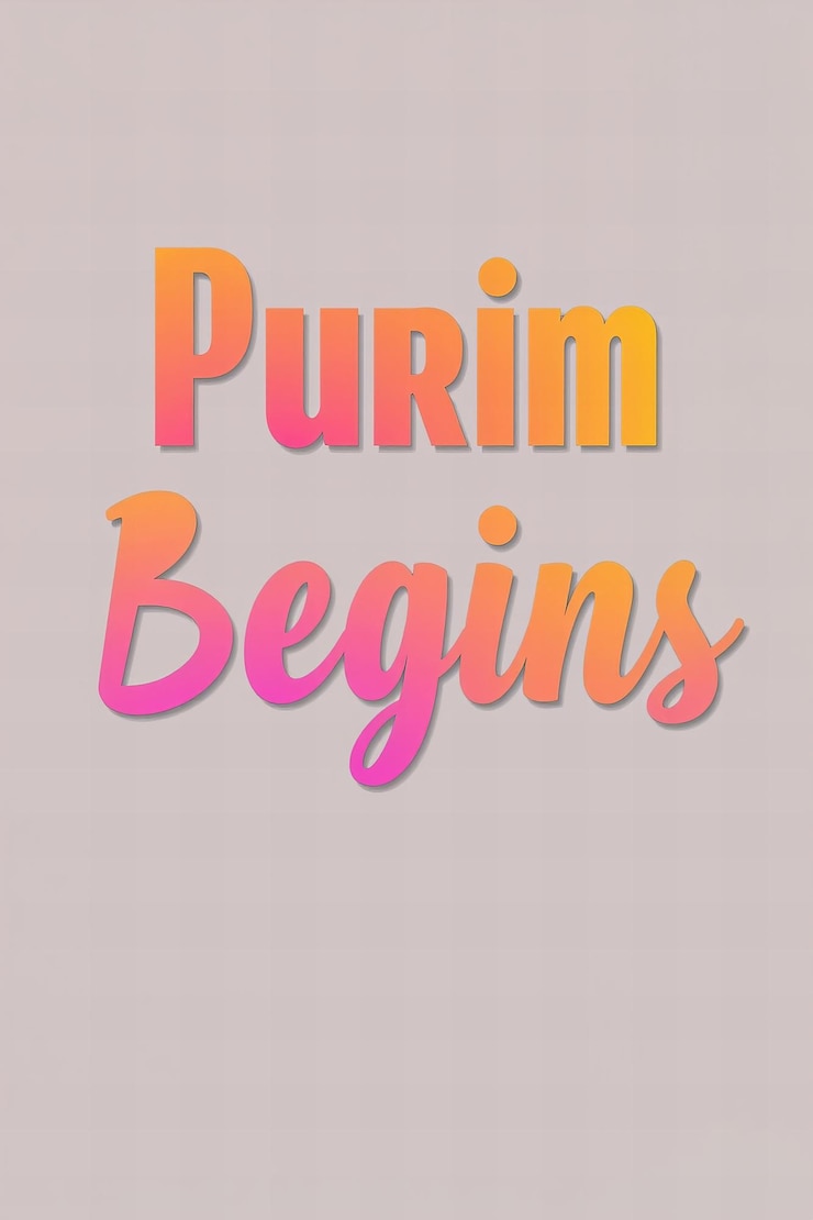 Zdjęcie początek purim
