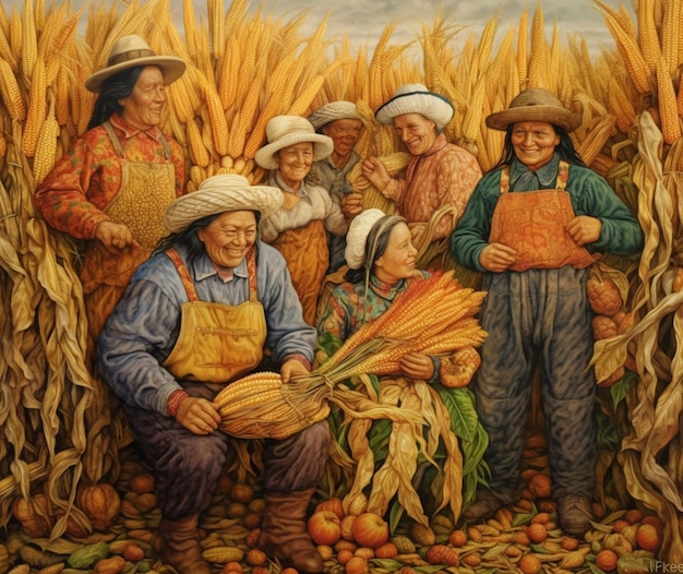 Poczucie wspólnoty i tradycji wokół kukurydzy