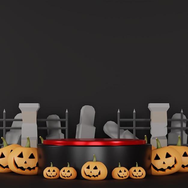 Podium makiety na Halloween do prezentacji produktu