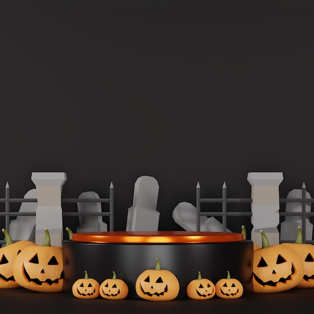 Podium makiety na Halloween do prezentacji produktu