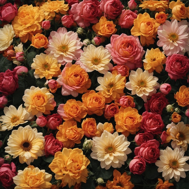 Podkreśl różnorodność konturów kwiatowych za pomocą obrazów przedstawiających różne rodzaje kwiatów z róży