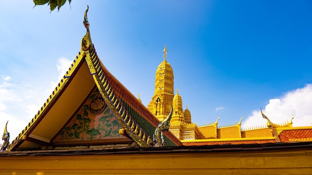 Podróż Budda Tajlandia Starożytne miasto MuangBoran Bangkok Pattaya Pagoda z błękitnym niebem