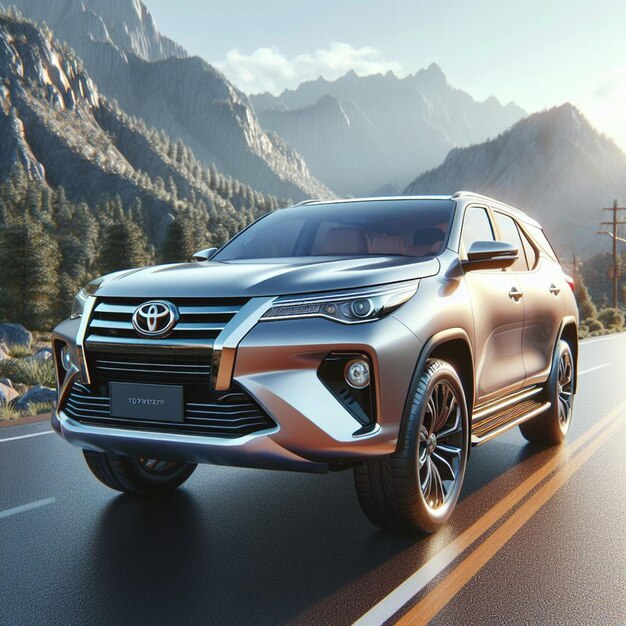 Podróżując w stylu Toyota Fortuners fascynujące obrazy opowiadają historię eksploracji