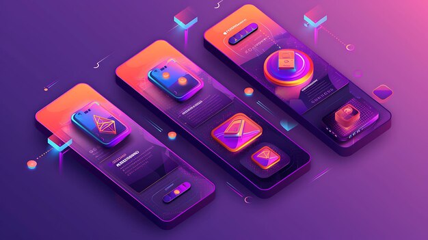 Podstawowa uwaga Token Kryptowaluta Reklama mobilna Layo Kreatywne pomysły App Background Designs