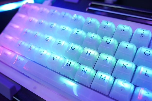 Zdjęcie podświetlenie rgb dla klawiatury laptopa