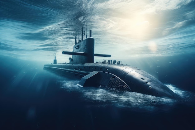 Podwodna łódź szybkiego ataku z rakietą krążącą z napędem jądrowym