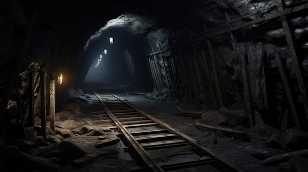 Podziemna kolej dla górnictwa