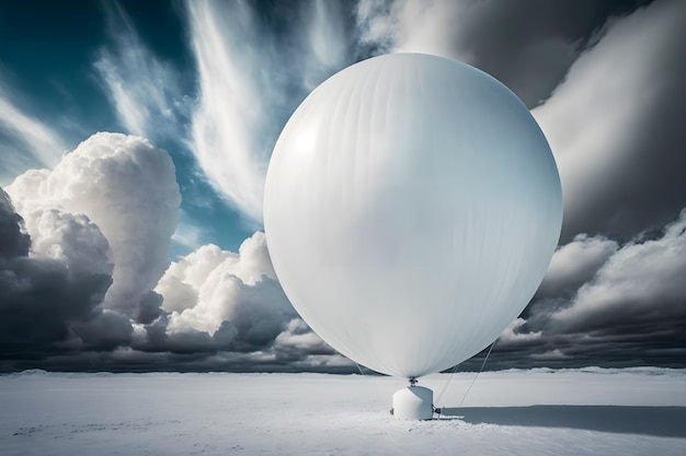 Pogoda Balon Wygenerowana sztuczna inteligencja sieci neuronowej