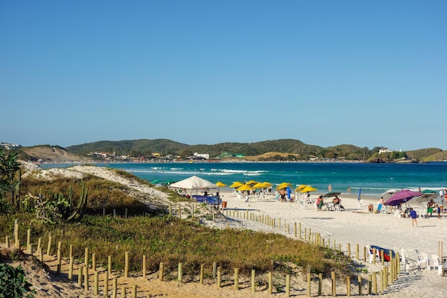 pogodny letni dzień w Praia do Forte w Cabo Frio, Rio de Janeiro, Brazylia