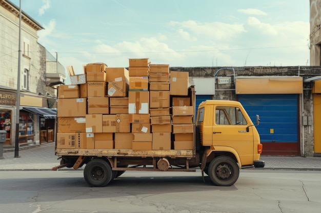 Pojazdy transportowe poruszające się po drodze