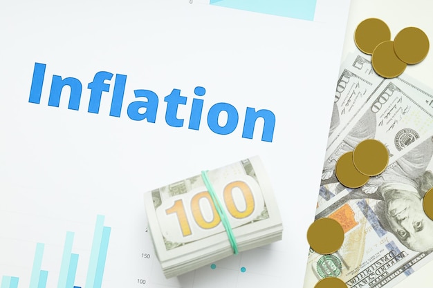Pojęcie finansowych problemów gospodarczych i inflacji