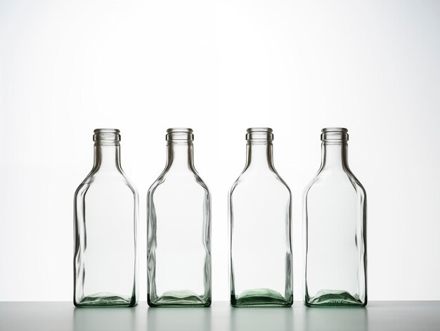 Pojęcie "zero odpadów" dla przezroczystych butelek szklanych