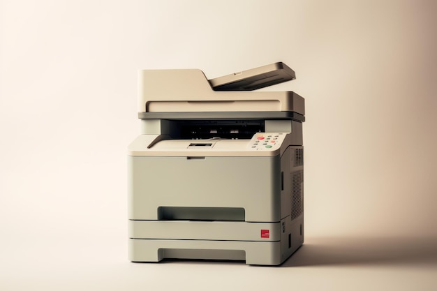 pojedyncza maszyna Xerox odizolowana na białym tle