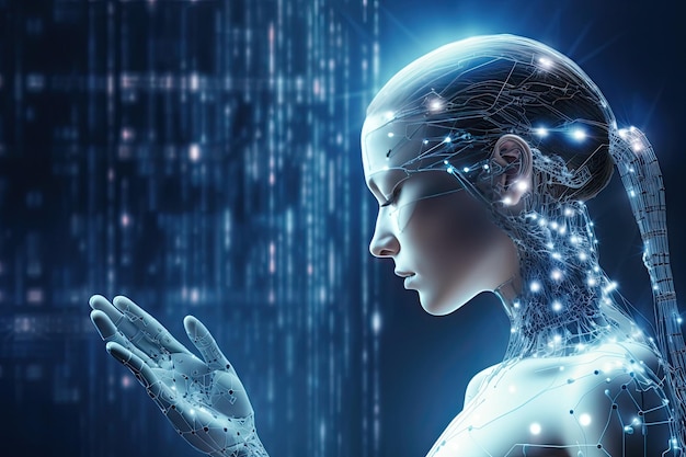 Połączenie między ludźmi a technologią sztucznej inteligencji