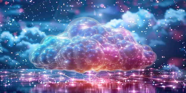 Połączona chmura zawierająca generatywną AI do przesyłania danych
