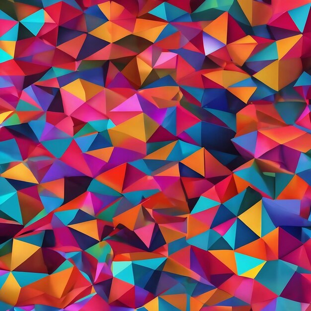 Zdjęcie poligonalne tło abstrakcyjne tło ilustracji trójkątów