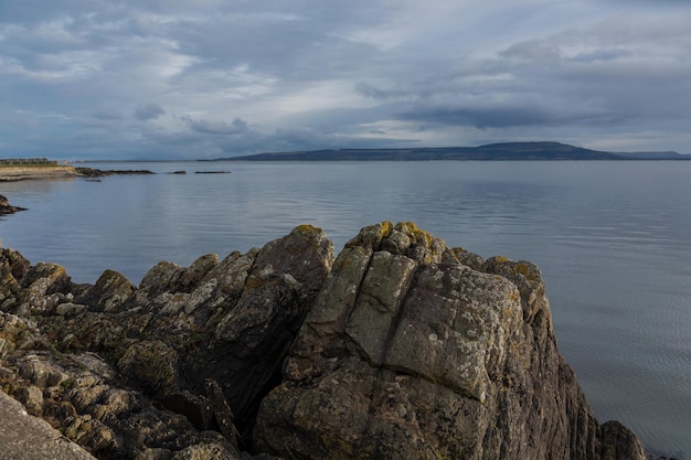 Północna Irlandia Wygląd wybrzeża Oceanu Atlantyckiego Zdjęcia zasobów