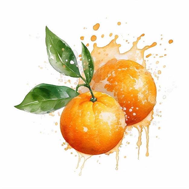 Pomarańcza jest otoczona odrobiną soku, a pomarańcza jest pomarańczą.