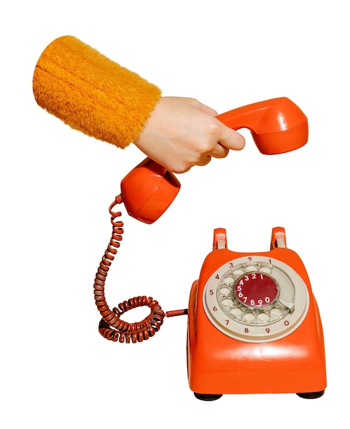 Pomarańczowa naklejka telefoniczna png przezroczysty tło