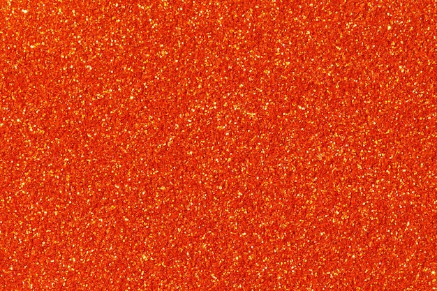 Pomarańczowa tekstura brokatu na makro Zdjęcie w wysokiej rozdzielczości
