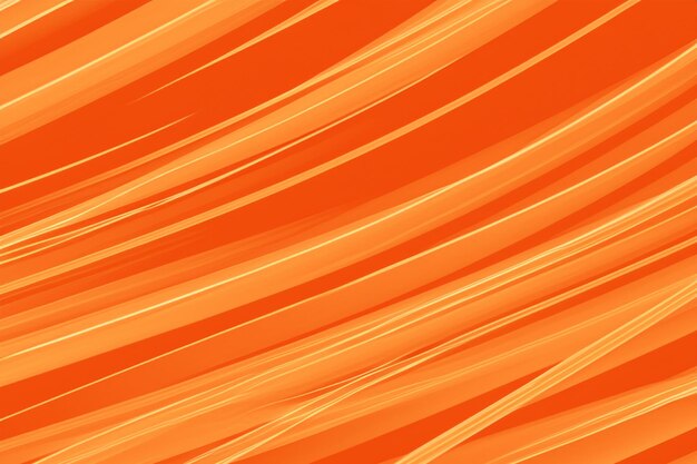 Pomarańczowe abstrakcyjne tło składa się z gładkich linii