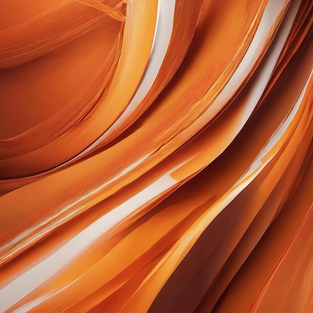 Zdjęcie pomarańczowe abstrakcyjne tło składa się z gładkiej linii