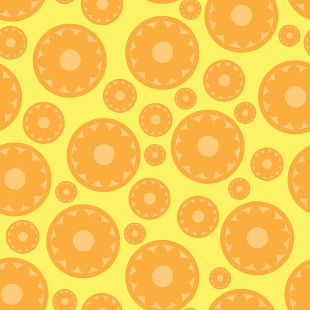 Pomarańczowe owoce cyfrowe papier pomarańcze na żółtym tle letnie owoce tropikalne tło