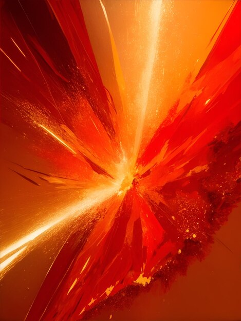 Pomarańczowe wybuchowe abstrakcyjne tło