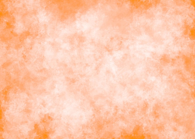 Pomarańczowy akwarela tekstury tła