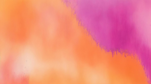 Pomarańczowy i fioletowy suchy pędzel Styl malarstwa olejowego tekstura tła