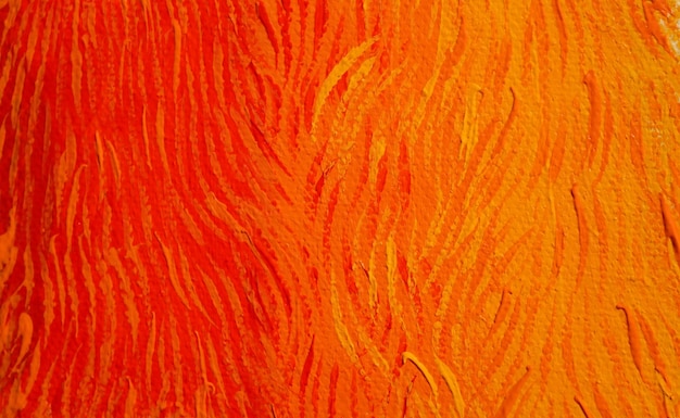 Pomarańczowy odcień pociągnięć pędzla streszczenie sztuka tło
