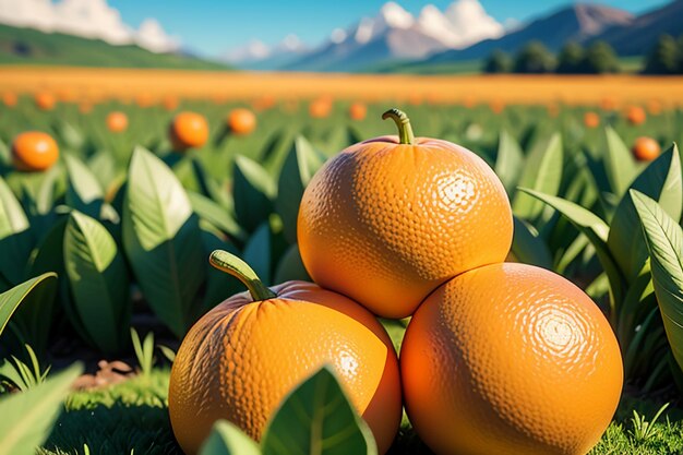 Pomarańczowy pyszny suplement owocowy witamina C odżywianie zdrowie tapeta ilustracja tła