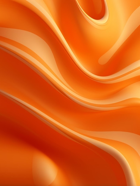 Pomarańczowy śluz kreatywnych abstrakcyjnych falistych tekstur