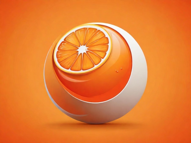 Zdjęcie pomarańczowy wektor