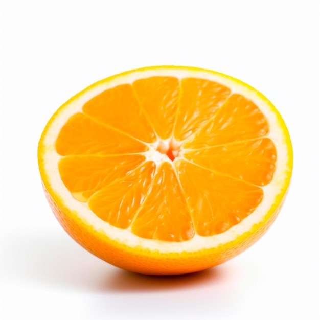 Pomarańczowy z białym tłem i białym tłem