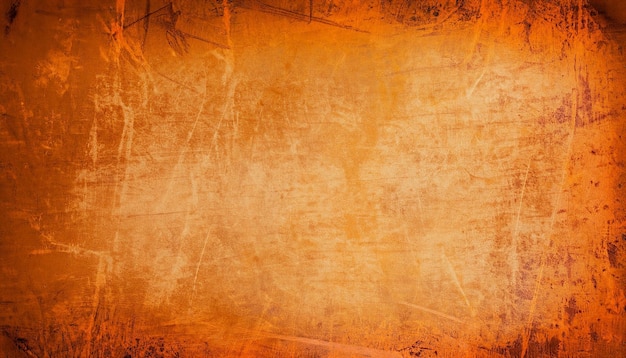Pomarańczowy zarysowane tło grunge grunge teksturowanej powierzchni tekstury tła z zadrapaniami
