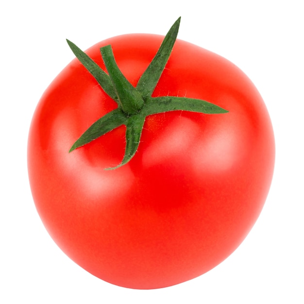 Pomidor na białym tle.