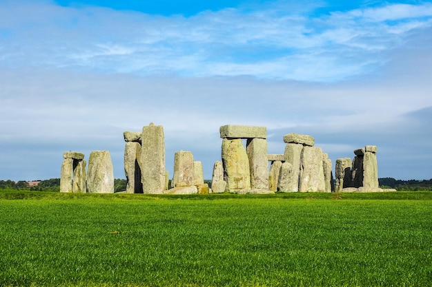 Pomnik Stonehenge w Amesbury HDR