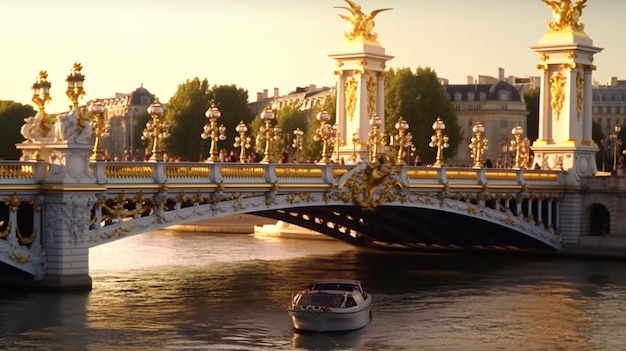 Pont Alexandre III kultowy most w Paryżu