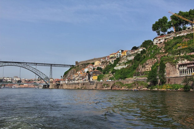 Ponte de Dom Luis I Most w Porto Portugalia