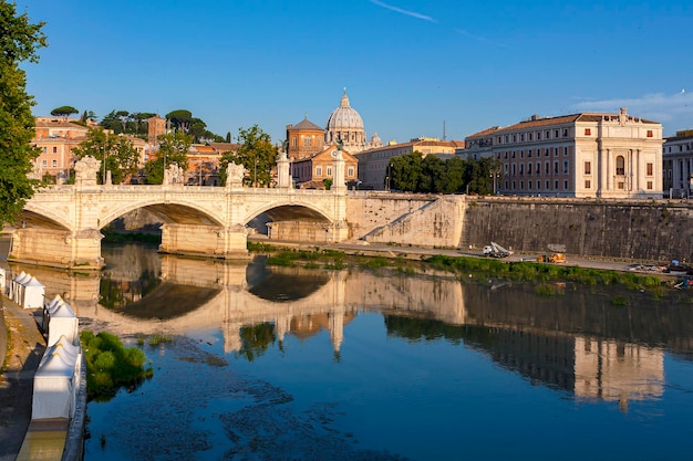 Ponte Vittorio Emanuele Ii To Most W Rzymie