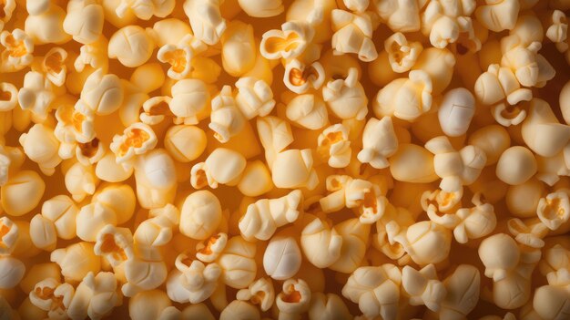 Popcorn w tle wygenerowane przez sztuczną inteligencję