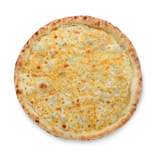 Popularne dodatki do pizzy w amerykańskich pizzeriach na białym tle