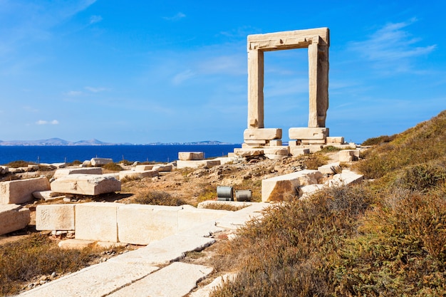 Portara Palatia Na Wyspie Naxos