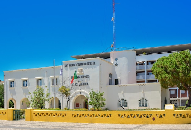 Portimao portugalia sierpień budynek policji morskiej w regionie Portimao algarve