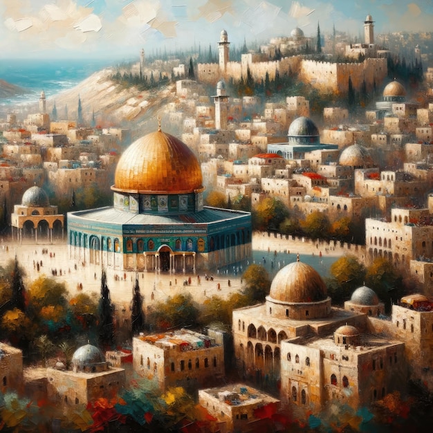 Portret AlQuds przedstawiający jego piękno