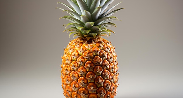Portret ananasa Idealny do projektowania banerów lub grafiki reklamowej